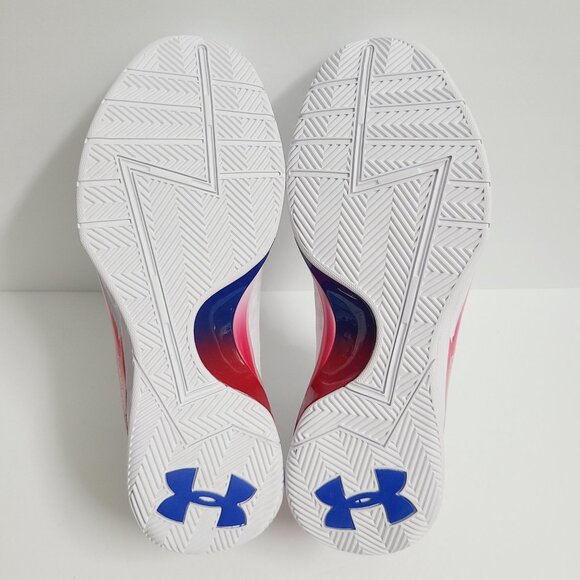 NEW Under Armour Stephan Curry Low Basketball Shoes 3027433-100 Size 12.5 White main image 7